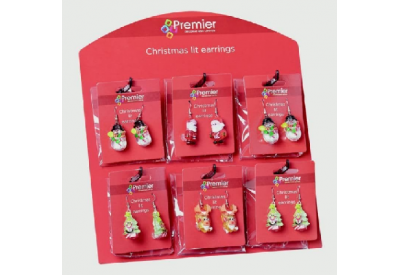 Premier Christmas Lit Earrings